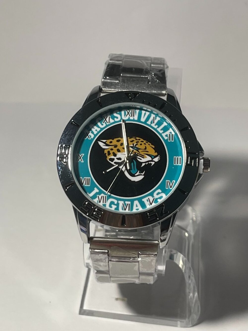 Jacksonville Jaguars NFL Casual Stainless-Steel Men's Wristwatch NEW